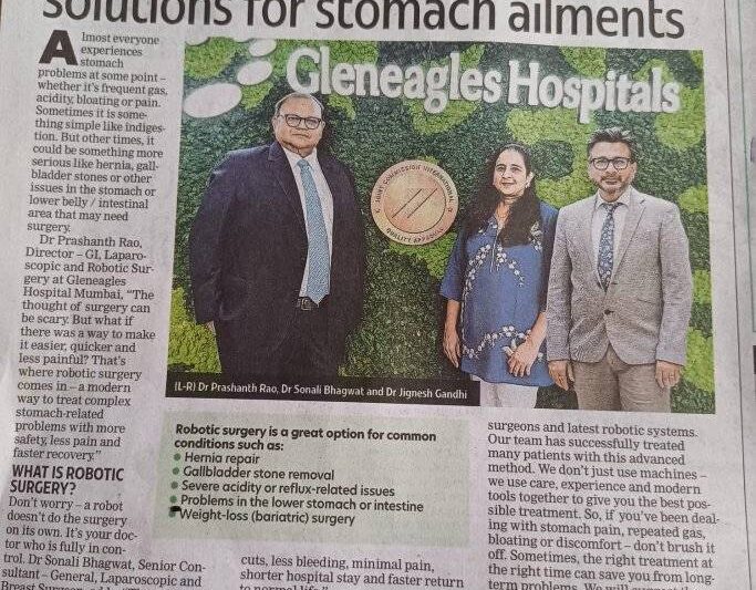 Robotics Surgery Offers Smarter Solutions for Stomach Ailments