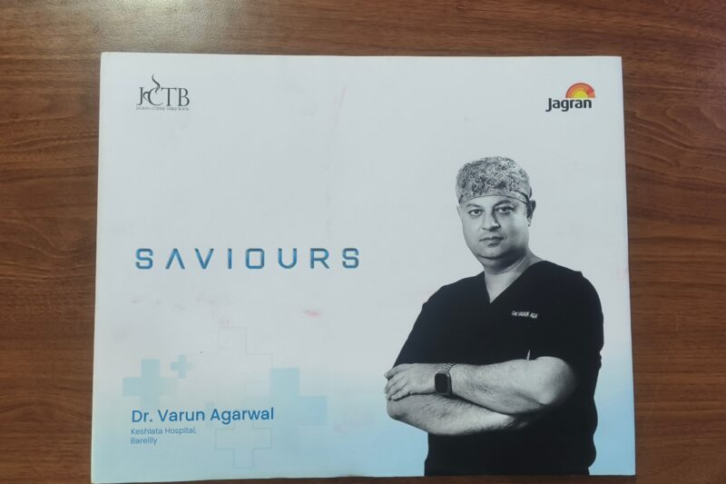 Dr. Varun Agarwal Featured in Jagran Coffee Table Book for Robotic Spine Surgery Excellence