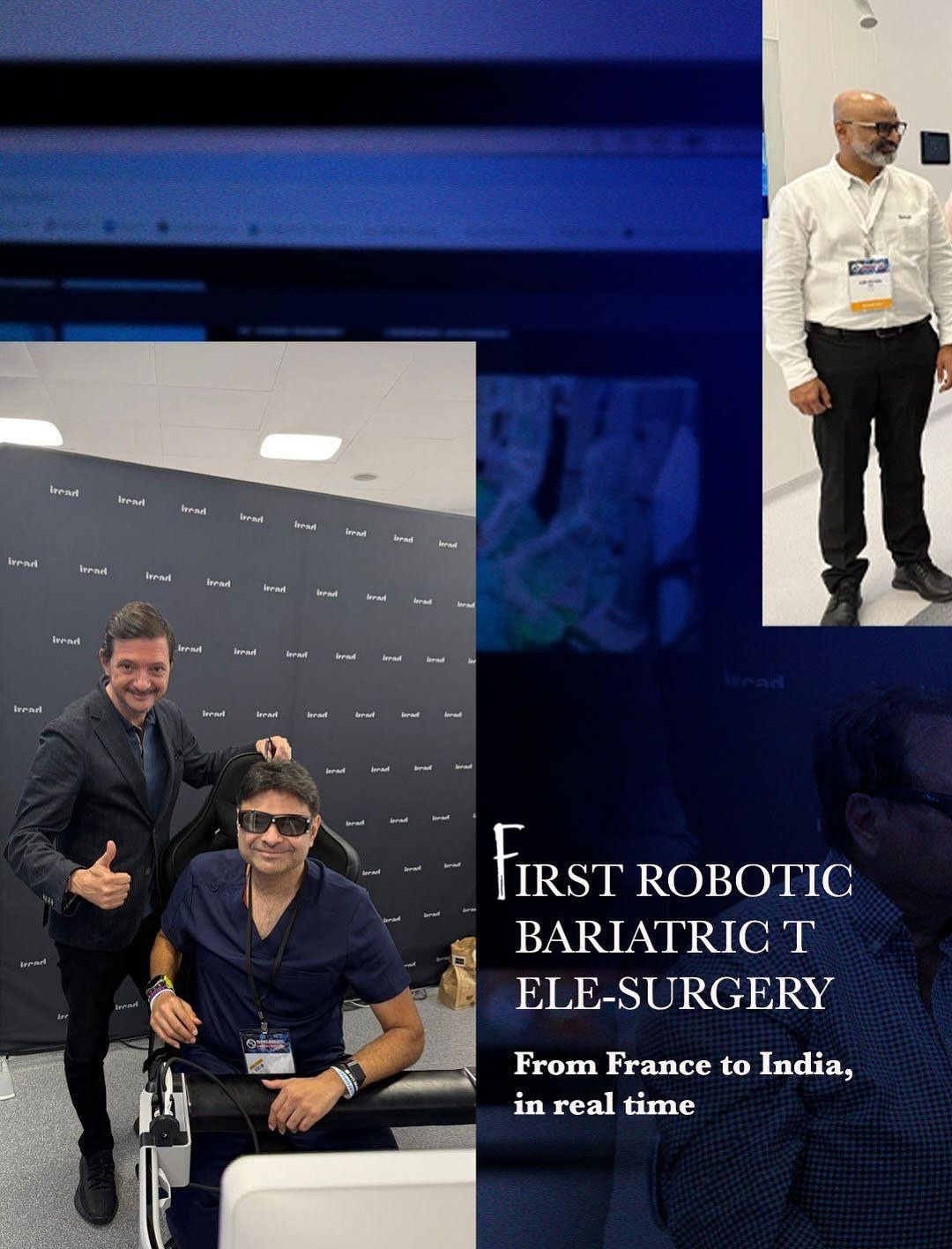 Historic Milestone in Global Surgery: First Robotic Bariatric Tele-Surgery Connects France and India