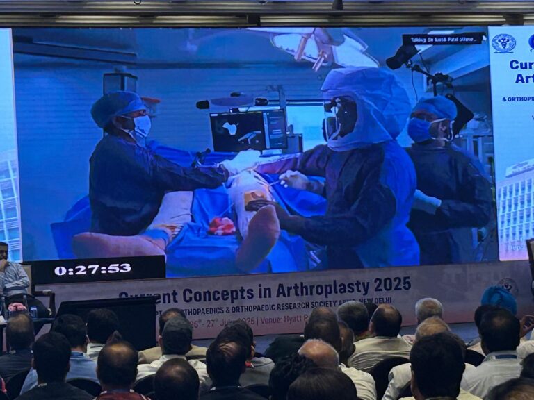 Live Robotic Hip Replacement Surgery Showcased at AIIMS, New Delhi During CCA 2025