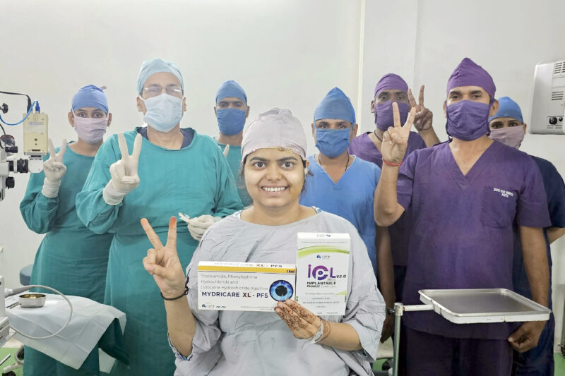 World’s First Mydricare XL PFS Use in Toric IPCL Surgery at SuVi Eye Hospital